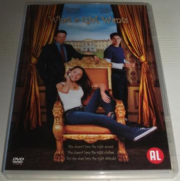 Dvd *** WHAT A GIRL WANTS *** She have the right attitude beschikbaar voor biedingen