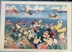 Disney puzzel 1500 stukjes Tenyo Japan Mickey Minnie Mouse, Ophalen of Verzenden, 500 t/m 1500 stukjes, Zo goed als nieuw, Legpuzzel