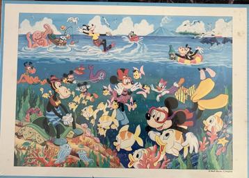 Disney puzzel 1500 stukjes Tenyo Japan Mickey Minnie Mouse beschikbaar voor biedingen