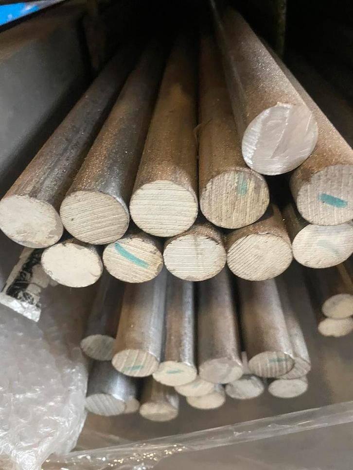 Aluminium rond 25mm lengte 3M, Doe-het-zelf en Verbouw, Metalen, Nieuw, Aluminium, Ophalen