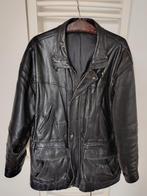 Leren heren jas, Kleding | Heren, Ophalen of Verzenden, Gedragen, Maat 56/58 (XL), Zwart