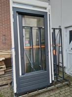 Kozijn met voordeur 120 cm breed, Ophalen of Verzenden, Hout, 120 cm of meer, 215 cm of meer