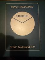 Seiko Horloge Boek Zie Fotos, Ophalen of Verzenden, Gelezen