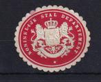 C41) Koninklijk Stal Departement vignet zeldzaam, Postzegels en Munten, Postzegels | Nederland, Ophalen of Verzenden, T/m 1940