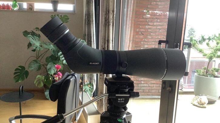 Spotting Scope HD 20-60X85, Audio, Tv en Foto, Optische apparatuur | Telescopen, Zo goed als nieuw, Lenzentelescoop (refractor)
