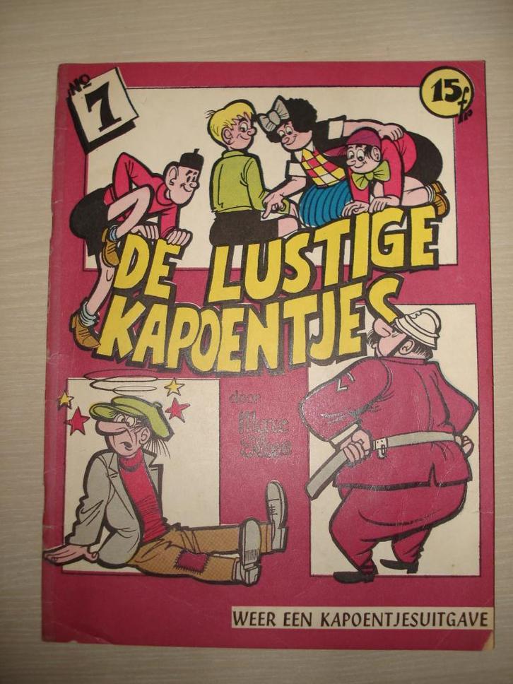 De lustige kapoentjes 7 – 1e druk, Boeken, Stripboeken, Gelezen, Eén stripboek, Ophalen of Verzenden