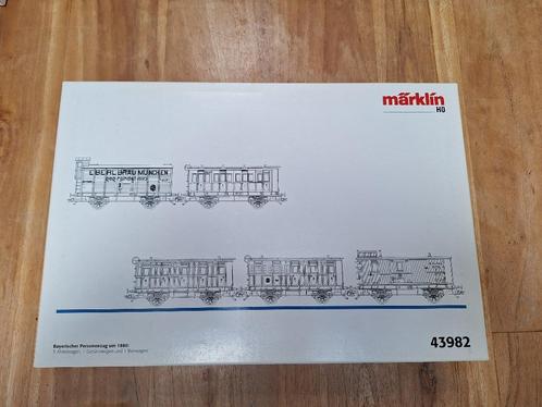Märklin 43982. Bayerische wagenset DRG als nieuw in OVP, Hobby en Vrije tijd, Modeltreinen | H0, Zo goed als nieuw, Treinset, Wisselstroom