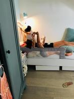 Prinsessenbed barok eenpersoons bed vintage 90 x 200 cm, Huis en Inrichting, Gebruikt, 90 cm, Eenpersoons, Wit