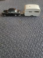 Wiking model mercedes met caravan pt47, Gebruikt, Duitsland, Wiking, Ophalen of Verzenden