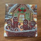 Diamond painting kerstkaart gemberpoppetjes, Hobby en Vrije tijd, Ophalen of Verzenden, Nieuw