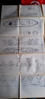 Tekening reddingsboot Bernard van Leer, Hobby en Vrije tijd, Modelbouw | Boten en Schepen, Ophalen of Verzenden, Gebruikt, 1:32 tot 1:50