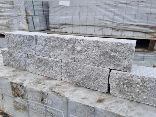 Splitblok metselsteen stapelblok noorsgrijs 19x9x8,9 s-parti, Tuin en Terras, Bielzen en Borders, Nieuw, Blok, Beton, Minder dan 25 cm