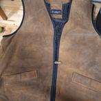 Suede heren  vest, Ophalen, Zo goed als nieuw, Maat 48/50 (M), Grijs