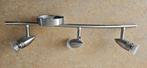 TE KOOP: PLAFONDSPOT ALU 3XGU10, Ophalen, MODERN, Metaal of Aluminium, Zo goed als nieuw