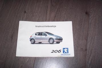 Gebruikershandleiding voor PEUGEOT 206   1998/2006 beschikbaar voor biedingen