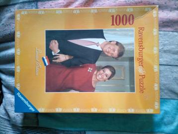 Limited editie puzzel van het koningspaar.  beschikbaar voor biedingen