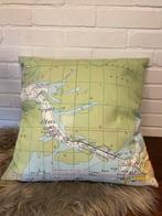 Kaart kussen, Harlingen, Waddenzee, Ophalen of Verzenden, Vierkant