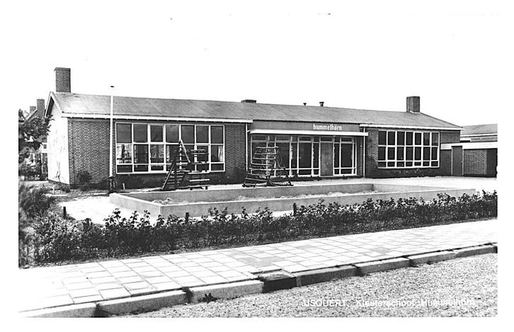 978700 Usquert Groningen 1969 Kleuterschool Nette oude kaart, Verzamelen, Ansichtkaarten | Nederland, Ongelopen, Groningen, 1960 tot 1980