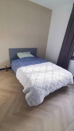 IKEA SÄBÖVIK Divan Bed (140x200 cm) + Mattress & Pad, Huis en Inrichting, Ophalen, Blauw, Tweepersoons, 140 cm