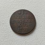 Denemarken 1 skilling 1771, Ophalen of Verzenden, Overige landen