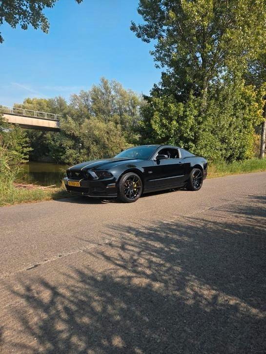 Ford  Mustang 5.0 V8, Auto's, Ford, Mustang, Airbags, Benzine, Coupé, Automaat, Geïmporteerd, Zwart, Zwart, Achterwielaandrijving