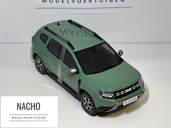 Dacia Duster 2023 Kaki Green | Solido | schaal 1:18 | Nieuw!, Hobby en Vrije tijd, Modelauto's | 1:18, Nieuw, Solido, Ophalen of Verzenden