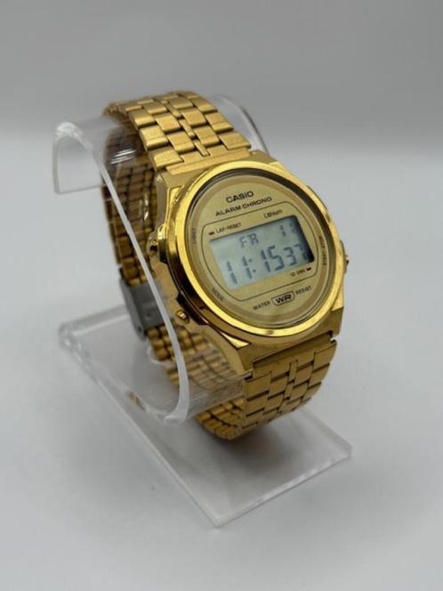 Casio Vintage Digital Gold Watch A171WEMG-9ADF, Sieraden, Tassen en Uiterlijk, Horloges | Heren, Gebruikt, Polshorloge, Casio