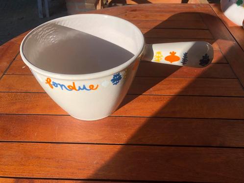 t.k.10x Le Creuset Harmonic caquelon fonduepan FB INDUCTIE, Huis en Inrichting, Keuken | Potten en Pannen, Zo goed als nieuw, Koekenpan of Braadpan