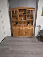 Houten buffet kast vitrine kast, Ophalen, Zo goed als nieuw, 25 tot 50 cm, 200 cm of meer