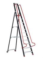 Magazijntrap Altrex 11 treden TME11 werkhoogte 4.6M, Doe-het-zelf en Verbouw, Ladders en Trappen, Ophalen, Zo goed als nieuw, 4 meter of meer