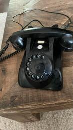 Oude telefoon PTT met draaischijf bakeliet, Ophalen of Verzenden