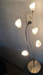 Stijlvolle staande lamp met 5 lichtpunten, Ophalen, Zo goed als nieuw, Glas, Minder dan 100 cm