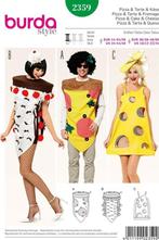 Burda Naaipatroon 2359 - Pizza, Taart en Kaas, Ophalen of Verzenden, Nieuw, Burda
