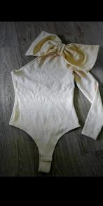 Crème JoshV, Josh V body, top XS, Kleding | Dames, Verzenden, Beige, Zo goed als nieuw, Zonder mouw