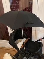 Kinderwagen paraplu zwart met uv bescherming, Ophalen of Verzenden, Zo goed als nieuw, Zwart