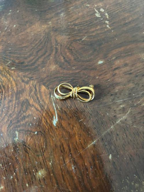Vintage vergulde broche, Sieraden, Tassen en Uiterlijk, Broches, Zo goed als nieuw, Overige materialen, Goud, Minder dan 4 cm