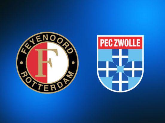 Feyenoord - PEC Zwolle tickets gele zijde vak TT, Tickets en Kaartjes, Sport | Voetbal, Twee personen, December