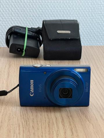 Canon IXUS 180 Digitale Camera WiFi 20MP Compact Blauw beschikbaar voor biedingen