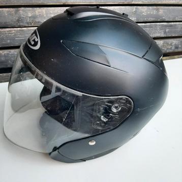 HJC open motor helm met scherm maat M 58 beschikbaar voor biedingen