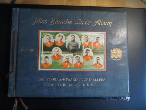 Miss Blanche Luxe Album ,  K.N.V.B . 1931/1932, Verzamelen, Sportartikelen en Voetbal, Gebruikt, Boek of Tijdschrift, Overige binnenlandse clubs
