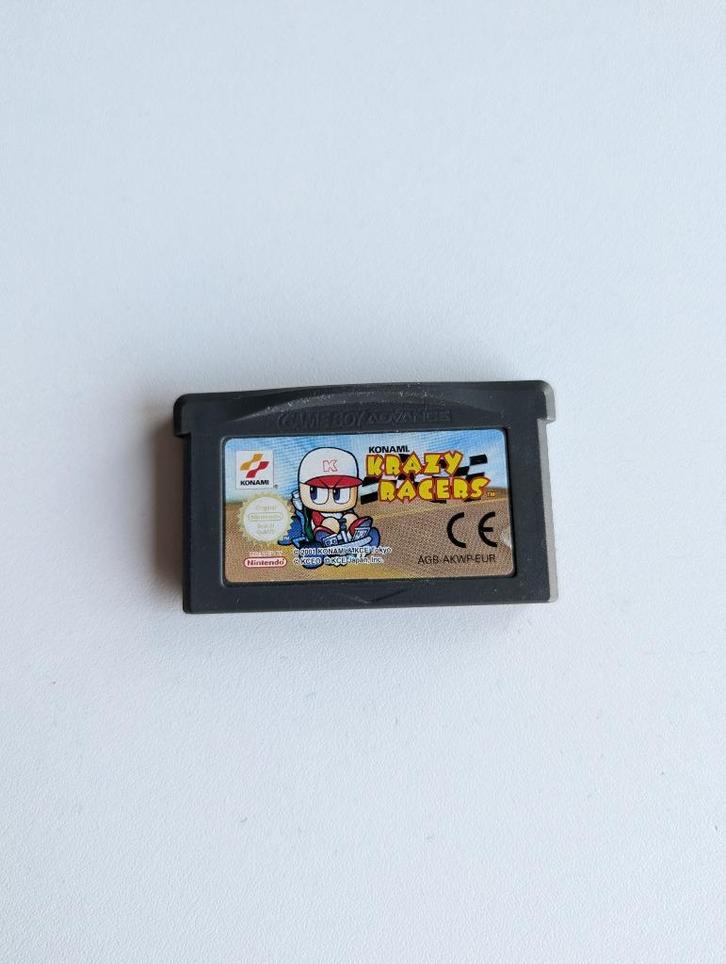 Krazy racers GBA, Spelcomputers en Games, Games | Nintendo Game Boy, Zo goed als nieuw, Racen en Vliegen, 1 speler, Vanaf 3 jaar