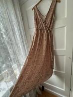 Romantisch maxi lange roze paisley jurk Wauw maat S M, Ophalen of Verzenden, Roze, Maat 36 (S), Wauw