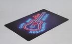 Cafe bar music restaurant neon look gitaar metalen wandbord, Info@deconoord.nl, Verzenden, Deco Noord, Nieuw