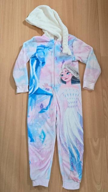 Onesie Frozen 2 Elsa met waterpaard, zachte fleece, maat 134 beschikbaar voor biedingen