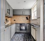 Landelijke grijze keuken incl. apparatuur (excl. vaatwasser), Huis en Inrichting, Keuken | Complete keukens, Gebruikt, Enkelwandige keuken