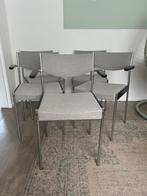 5 design vintage eetkamerstoelen Thereca stoel, bureaustoel, Huis en Inrichting, Stoelen, Ophalen, Zo goed als nieuw, Grijs