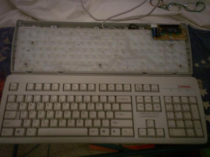 Compaq toetsenbord KB-9860 PS/2 B13BCoWK7JVZ8J, Computers en Software, Toetsenborden, Zo goed als nieuw, Qwerty, Bedraad, Ophalen of Verzenden