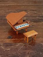 Vintage piano met krukje poppenhuis (1970), Ophalen of Verzenden, Gebruikt, Poppenhuis
