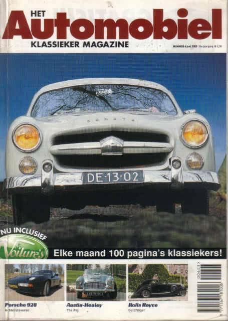 Automobiel 6 2003 : Porsche 928 - Ford Comete - Matra DJet, Boeken, Auto's | Folders en Tijdschriften, Gelezen, Algemeen, Ophalen of Verzenden