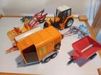 Britains Renault 145 14 met werktuigen, Hobby en Vrije tijd, Modelauto's | 1:32, Ophalen of Verzenden, Zo goed als nieuw, Tractor of Landbouw
